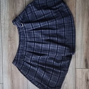 Hot Topic Plaid Mini Skirt sz M